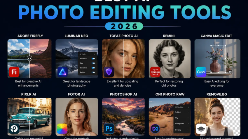 best ai photo editing tools 2026​