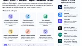 what are ai search optimization tools