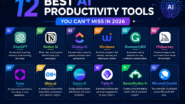 12 Best AI Productivity Tools You Can't Miss in 2026