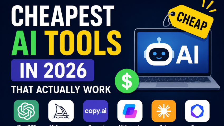 Cheapest AI Tools in 2026 That Actually Work