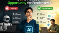 Discover whether AI is a threat or an opportunity for freelancers in 2026. Learn how to adapt, find new clients, and stay competitive.