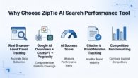 why choose ziptie ai search performance tool