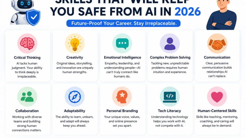 Skills That Will Keep You Safe From AI in 2026