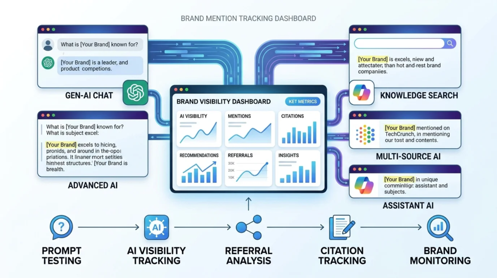 track brand mentions in AI search