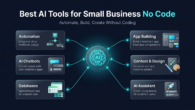 best AI tools for small business no code