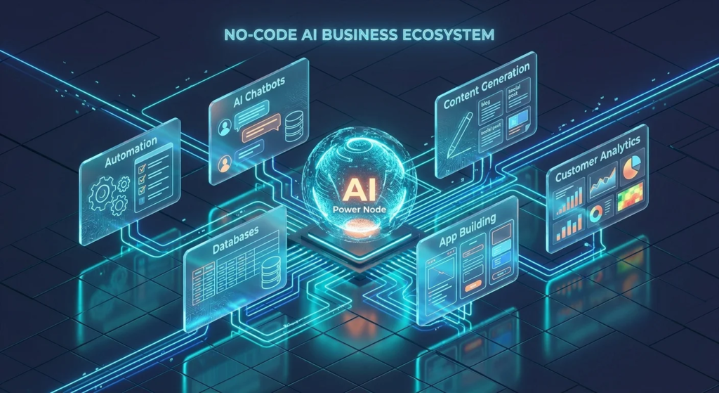 best AI tools for small business no code