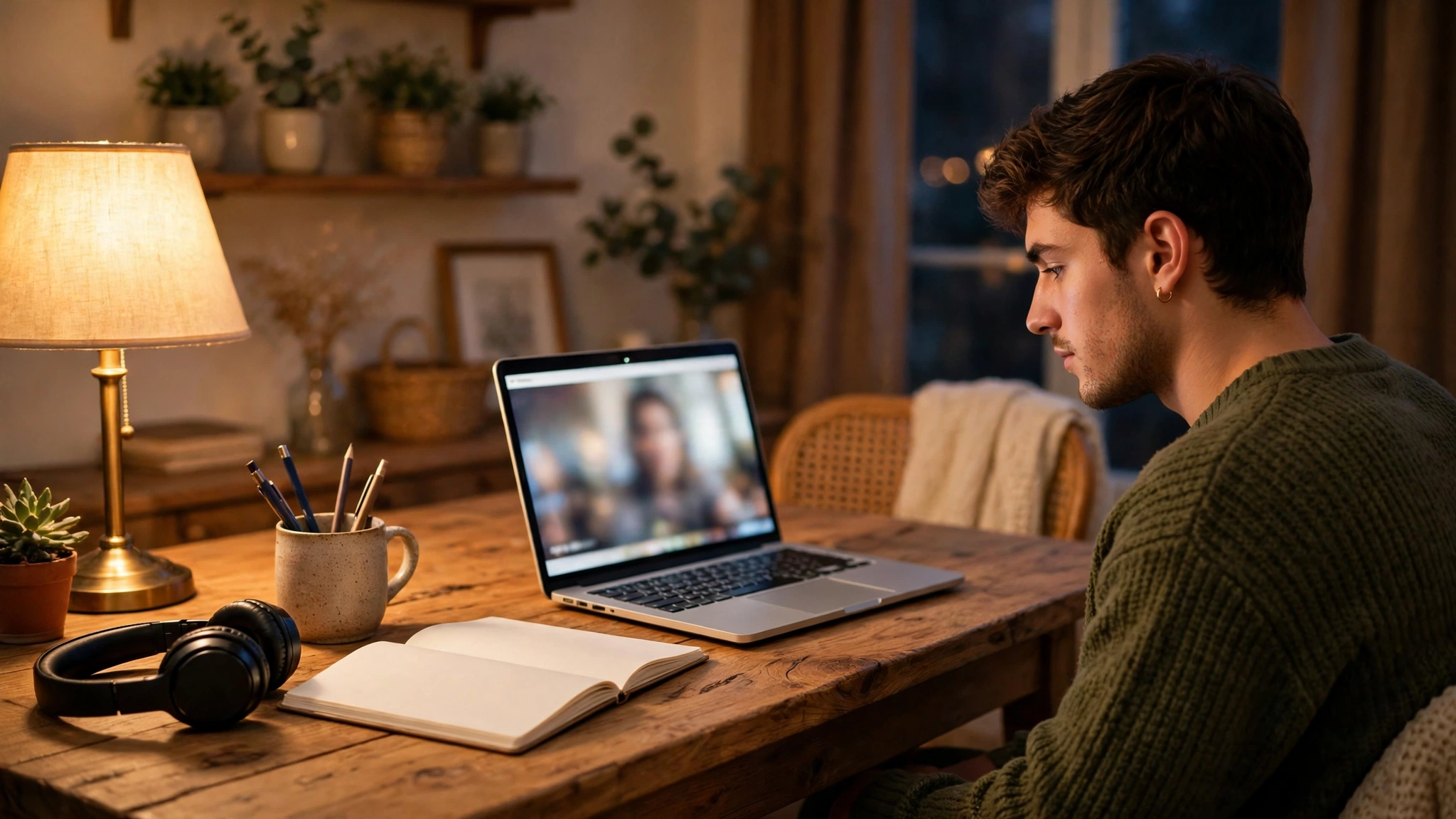 Student learning at home on a laptop, showing the purpose of ai in everyday education