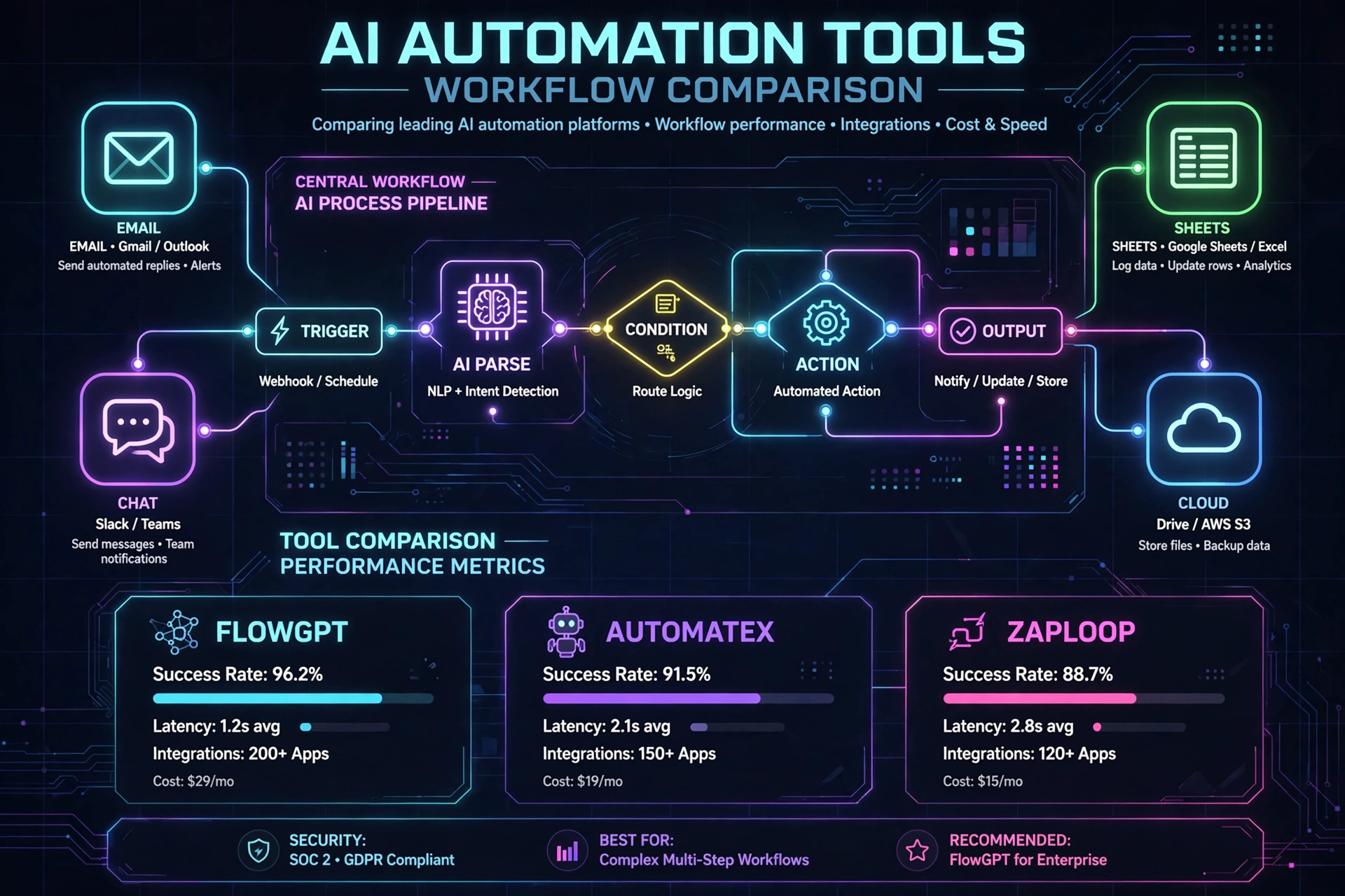 free ai automation tools - comparison dashboard