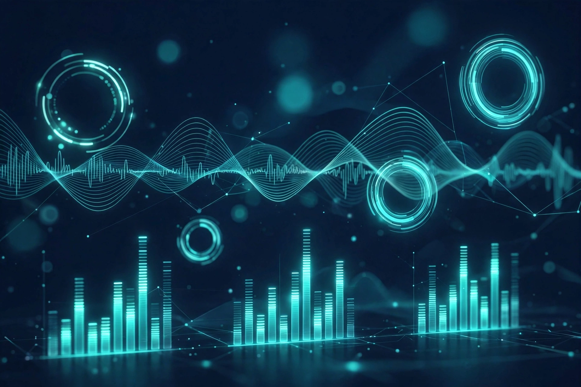 AI call analytics dashboard with voice call metrics